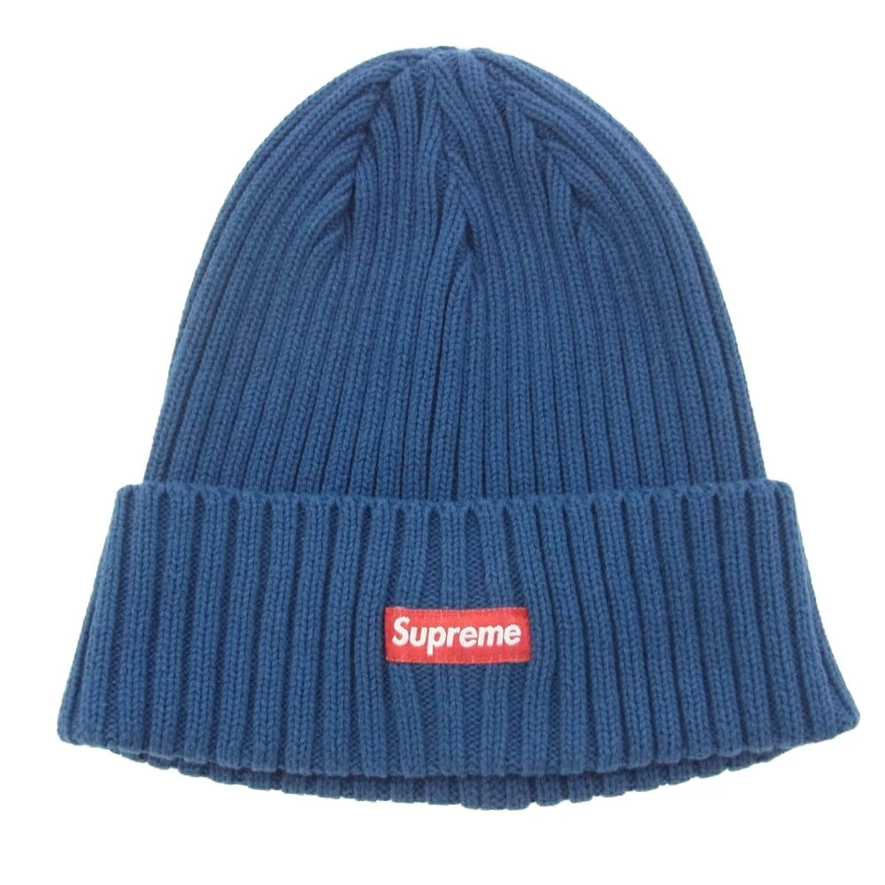 Supreme petit logo bonnet petit logo bonnet tricot bleu bleu