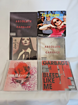 GARBAGE Lot Of 5 CDs Plus bonus Star Profile Audio Documentary