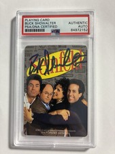 BUCK SHOWALTER autograph SEINFELD New York Yankees Playing Card Signed PSA/DNA