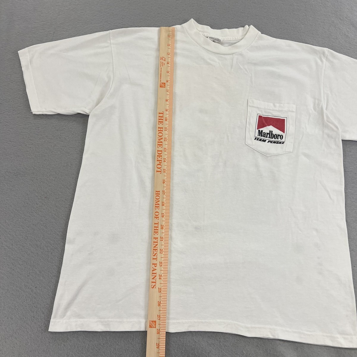 90s Marlboro × TEAM PENSKE マルボロ vintage Vintage Marlboro Team Penske Shirt Mens XL White Racing