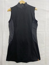 Vestido de tenis LaaTeeDo cuarto cremallera entrenamiento Zumba con pantalones cortos mujer talla M o L
