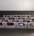 SNES Game Lot - 14 games - Not Booting / Need Cleaning or Repair - AS IS!