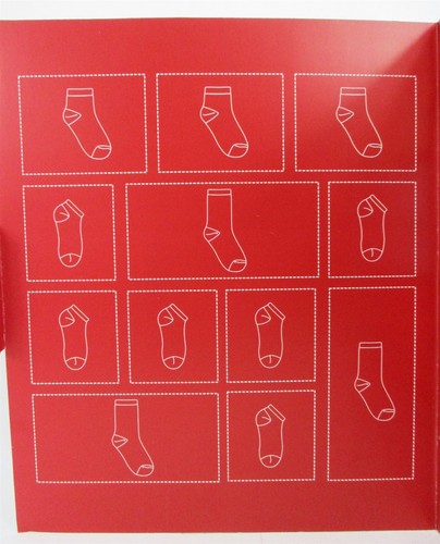 12 days of Christmas Socks Girls Medium M 12pk Holiday Advent Calendar 9 - 2 1/2 - Picture 6 of 6