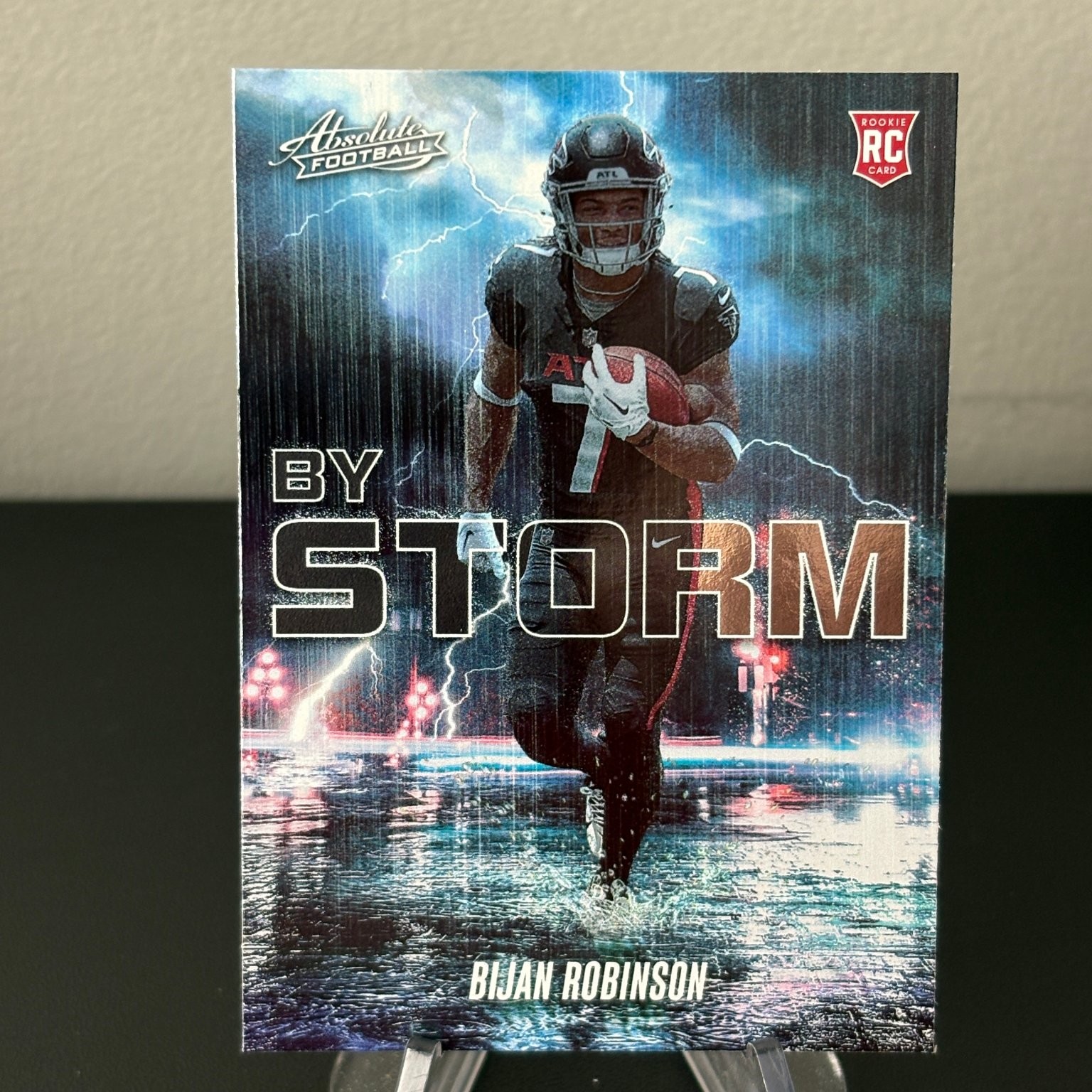 Bijan Robinson Atlanta Falcons 2023 Absolute By Storm RC BST-6 Panini