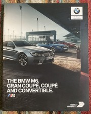 BMW M6 Coupe F13, Convertible F12 & Gran Coupe F06 2015-2017 UK Market Brochure