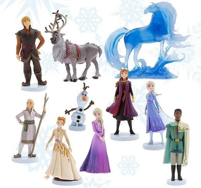Frozen 10 Teile/Set Elsa Anna Prinzessin Olaf PVC Actionfigur Modell Spielzeug