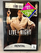 Live by Night DVD, 2016, Ben Affleck With Case Tested