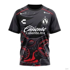 Custom LIGA MX Club Tijuana 2025 Third Shirt Mexico Soccer Red Dog Size S-5XL