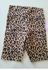 Fierce Flattering Wild Fable High-Rise Leopard Print Biker Shorts Sizes M