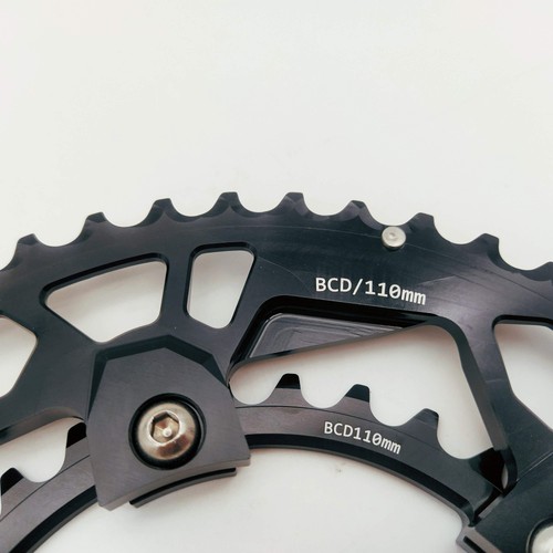 bikinGreen CNC Kettenblatt V3 48/31T für Shimano 4 Arm 9-12 Sp Rennrad Cyclocross - Bild 3 von 5