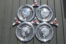 1958 Chevy Impala Bel Air 14 Wheel Covers Hubcaps Set 4wspinners