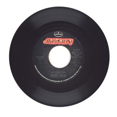 Jenny Yates - Let It Be Love - Vinyl Record 45 RPM 7'' (VG)