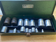 S-k Tools Incomplete - Socket Set Wmetal Case - 1 Craftsman 1 Williams Socket