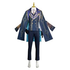 Anime Honkai:Star Rail Aventurine Halloween Cosplay Costume Full Set Coat Cloak