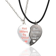 Best Friends Matching Necklace for Women Best Friend Bithday Gifts for Besties F