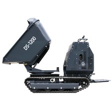 13.5HP Crawler Concrete Mixer Truck Tracked Cement Dumper Barrow Transporter