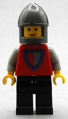 1x LEGO cas002 Minifigur Ritter Classic Castle Ritter