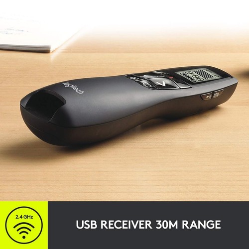 Logitech Professional Presenter R800, Wireless Presentation Clicker Remote with - Picture 4 of 8