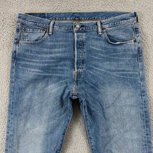 Vintage Levi's 501 Jeans Herren 30 x 30 blau Denim gerades Bein Knopfleiste Skater Y2K - Bild 5 von 12