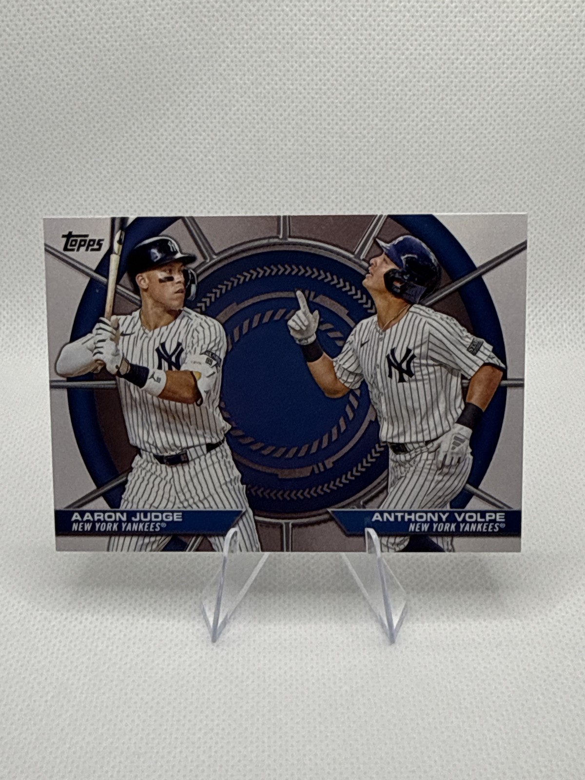 2025 Topps #DD-4 Anthony Volpe / Aaron Judge