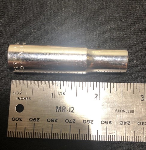 Vintage Craftsman 3/8โ Deep Socket 3/8โ Drive 6 Pt 43333 USA ๐บ๐ธ NOS! - Picture 7 of 7