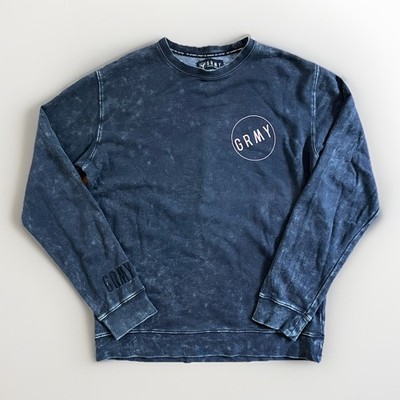 Streetwear Sweatshirt M Black Grimey GRMY Rick James Tie Dye Distressed Hip Hop