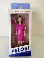 FCTRY Nancy Pelosi Limited Edition 6in Action Figure NIB PINK Dress + Mask HTF