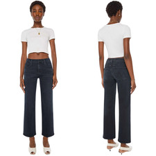 Mother The Mid Rise Zip Rambler Ankle Denim Jeans Womens 29 Night in Venice NWOT