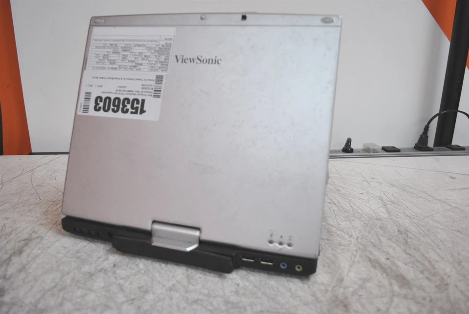 Bad Trackpad ViewSonic TPCV1250 Laptop Intel Pentium M 1GHz 768MB 0HD AS-IS - Image 4 of 4