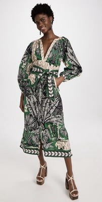 Johanna Ortiz Quiet Solitude Belted Tunic Dress Size 2 NWOT