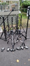 C-Stand and 9x Light Stands and 6x tripod wheels