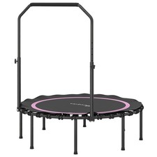 Exercise Trampoline Eight Rubber-tipped Legs Reduce Noise and Protect Floors