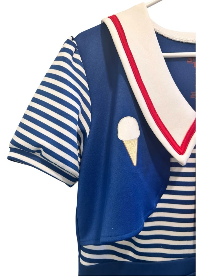 Stranger Things Robin Scoops Ahoy Disfraz Uniforme Vestido Marinero Talla L Juniors Foto 4 de 4