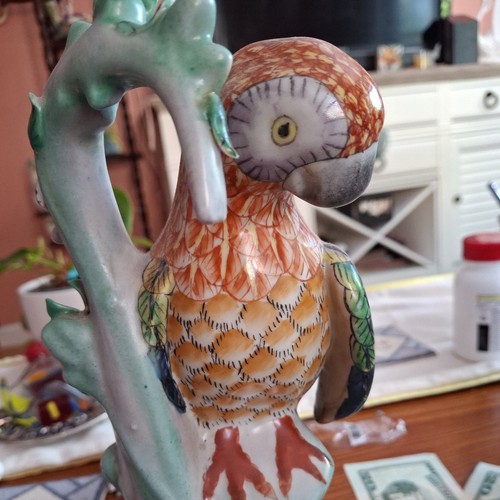 Set of 2 Vintage Parrot on Branches