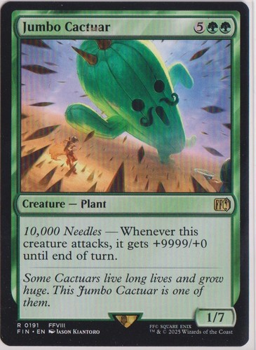 Magic: The Gathering Jumbo Cactuar Final Fantasy Regular