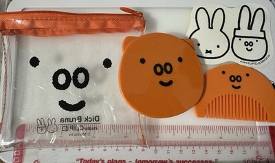 Miffy Bear character hair accessories Mercis Bv Studio Clip Mirror & Comb