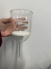 600mL Buchner Funnel with Fritted Disc Filter New 