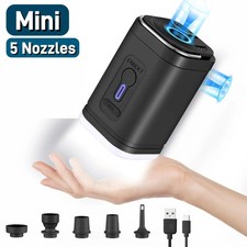 Mini Portable Air Pump 1300mAh Battery USB Rechargeable for Inflate Pool Air Bed