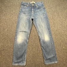 Levi 514 Straight Jeans 14/27x27 Boys Blue Denim Regular Fit Classic