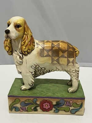 Jim Shore Heartwood Creek Enesco-Sadie-2008 Cocker Spaniel 4013024 Figurine Dog