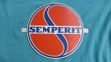Semperit Tire Advertising Display Wheel Center   vintage Sign