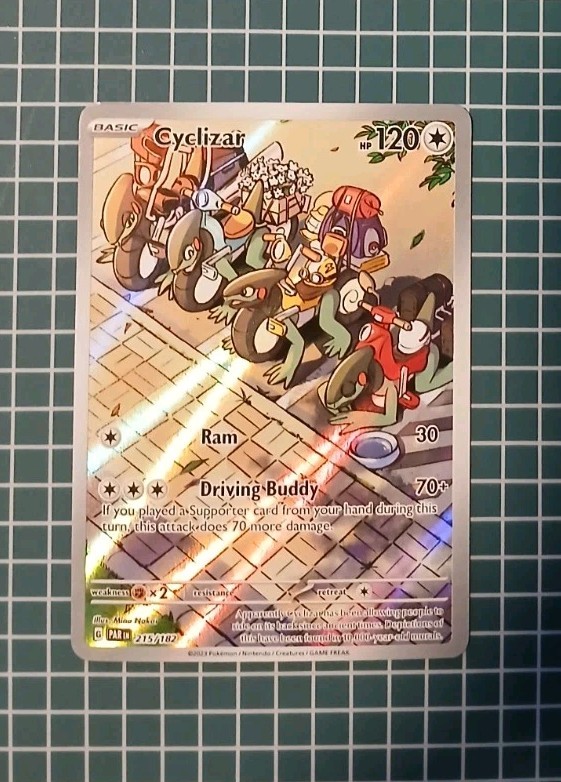 Cyclizar 215/182 Paradox Rift Rare NM Pokemon TCG Full Art