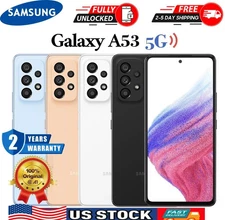 😍NEW SEALED Samsung Galaxy A53 5G SM-A536U 6.5" 128GB Fully Unlocked GSM CDMA