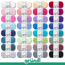 Gründl 100 g Everyday Cotton Wolle Garn Stricken Häkeln Pima Amigurumi