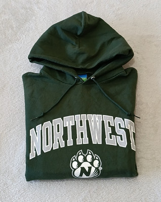 Champion Northwestern Wildcats NCAA Hoodie Grün Herren M Sweatshirt USA University