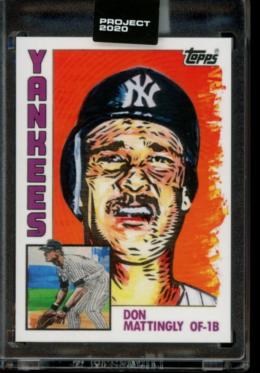 Don Mattingly by Blake Jamieson #33 Topps Project 2020 - 1984 Topps Rookie Art
