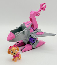 Paw Patrol Dino Deluxe Vehicle Skye Playset Vehicle Pink Figure Complete
