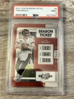 2021 Contenders Optic Tom Brady Card Tampa Bay Buccaneers Season Ticket Mint 9