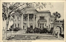 Villa Margherita Charleston South Carolina vintage postcard e721