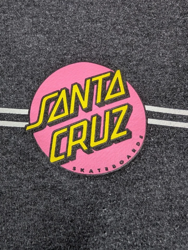 Santa Cruz Sudadera con Capucha Suéter Mujer Extra Grande Negro Rosa Monopatín Foto 2 de 4